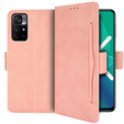 Θήκη με πτερύγιο για Xiaomi Poco M4 Pro 5G / Redmi Note 11S 5G, Card Slot, ροζ