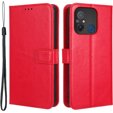 Θήκη με πτερύγιο για Xiaomi Redmi 12C, Crazy Horse Wallet, κόκκινη