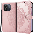 Θήκη με πτερύγιο για Xiaomi Redmi 12C, Mandala, ροζ rose gold