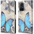 Θήκη με πτερύγιο για Xiaomi Redmi Note 12S, Wallet Butterfly, μπλε