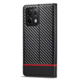 Θήκη με πτερύγιο για Xiaomi Redmi Note 13 Pro 5G, Carbon LC.IMEEKE, μαύρη