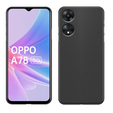 Λεπτή θήκη για Oppo A78 5G, Slim, μαύρη