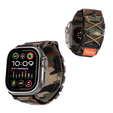 Λουράκι νάιλον ERBORD για Apple Watch 1/2/3/4/5/6/7/8/SE/ULTRA 42/44/45/49mm, μπλε