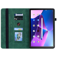 θήκη για το Lenovo Tab M10 10.1 Gen 3, Wallet Pen Slot, πράσινη