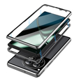θήκη για το OnePlus 12 5G, Magnetic Dual Glass, ασημένια