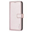 θήκη με πτερύγιο για Xiaomi Redmi Note 13 Pro 5G, BINFEN Wallet, ροζ