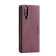 θήκη CASEME για Samsung Galaxy A70, Leather Wallet Case, μπορντό