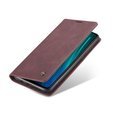 θήκη CASEME για Xiaomi Redmi Note 8 Pro, Leather Wallet Case, κόκκινη