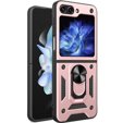 θωρακισμένη θήκη για Samsung Galaxy Z Flip5 5G, Nox Case Ring, ροζ rose gold