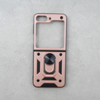 θωρακισμένη θήκη για Samsung Galaxy Z Flip5 5G, Nox Case Ring, ροζ rose gold