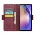 CASEME flip case για Samsung Galaxy A54 5G, Litchi Wallet, κόκκινη