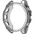 Etui Ochronne Silikonowe do Garmin Fenix 6 / 6 Pro, Case, Przezroczyste Czarne