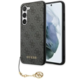 GUESS Θήκη για Samsung Galaxy S24+ Plus, 4G Charms Collection Hardcase, γκρι