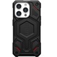 Urban Armor Gear Θήκη για iPhone 15 Pro, Monarch Pro Kevlar MagSafe, μαύρη