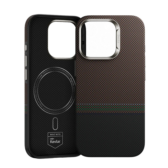 Θήκη BENKS Kevlar Magnetic Armor Pro Prestige 600D Y066 για MagSafe με ενεργό κουμπί για iPhone 16 Pro Max