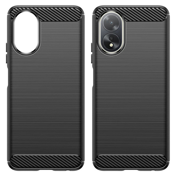 Θήκη για Oppo A38 4G / Oppo A18 4G, Carbon, μαύρη