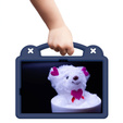 Παιδική θήκη για Samsung Galaxy Tab S7/S8/S9, Cute Patterns, με βάση, σκούρο μπλε