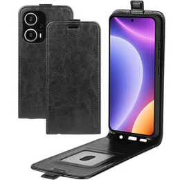 Θήκη με πτερύγιο για Poco F5 5G, Flip, μαύρη