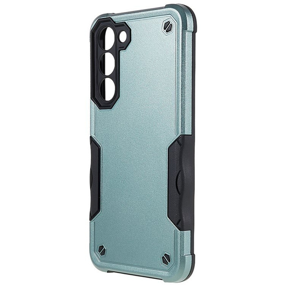 Θωρακισμένη θήκη για Samsung Galaxy S23, Dual-Layer, πράσινη