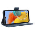 Θήκη με πτερύγιο για Samsung Galaxy M34, Card Slot, μπλε