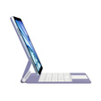 Θήκη πληκτρολογίου για iPad Air 11" 2024, Magnetic Keyboard Touchpad, μωβ