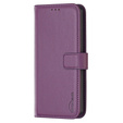 θήκη με πτερύγιο για Xiaomi Redmi Note 13 Pro 4G / Xiaomi Redmi Note 14S / Xiaomi Poco M6 Pro 4G, BINFEN Wallet, σκούρο μωβ