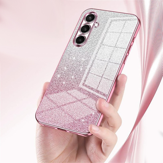 Θήκη Glitter Case CamShield για Samsung Galaxy A57 5G, ροζ