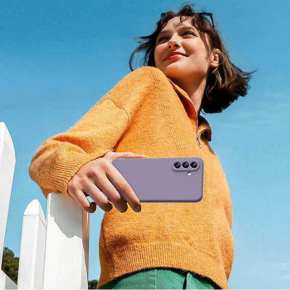 Θήκη για Samsung Galaxy A56 5G, Silicone Lite, μωβ