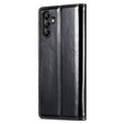 θήκη CASEME για Samsung Galaxy A34 5G, Waxy Textured, μαύρη
