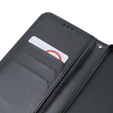 Θήκη με πτερύγιο για Oppo A38 4G / Oppo A18 4G, Crazy Horse Wallet, μαύρη