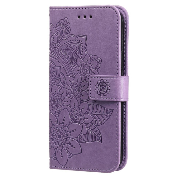 Θήκη με πτερύγιο για Xiaomi Redmi Note 12 5G / POCO X5 5G, Mandala Flower, μωβ