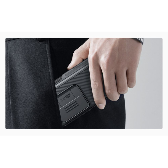 Θήκη για Samsung Galaxy Z Fold4 5G, θωρακισμένη Nillkin, CamShield Pro, μαύρη