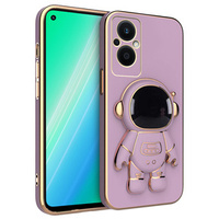 Θήκη για Oppo Reno7 Lite 5G, Astronaut, μωβ