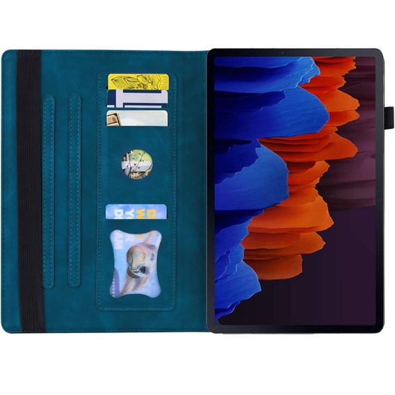 θήκη για Samsung Galaxy Tab S8 Ultra, Classic, με υποδοχή γραφίδας, μπλε