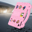 Παιδική θήκη για Lenovo Tab TB311FU, Cute Patterns, με βάση, ροζ