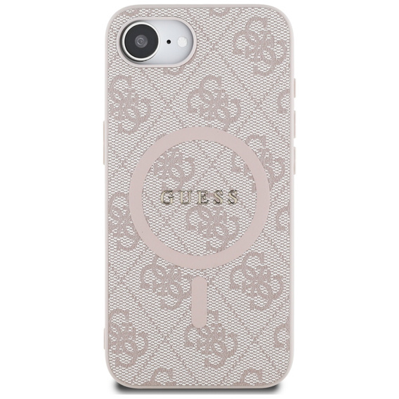 Θήκη Guess HC MagSafe PU 4G Ring Classic Logo για iPhone 16e