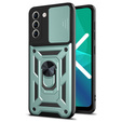 Θήκη για Samsung Galaxy S23, CamShield Slide, πράσινο