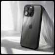 θήκη Spigen για iPhone 16 Pro, Ultra Hybrid, μαύρη + μετριασμένο γυαλί 9H