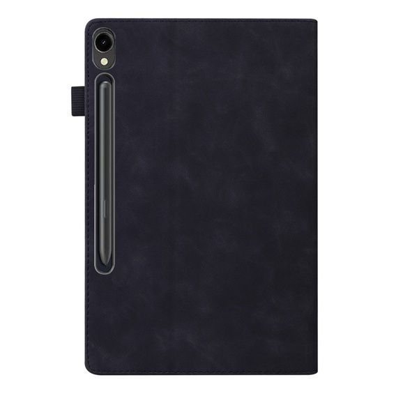 θήκη για Samsung Galaxy Tab S10 FE+ Plus, Classic, με υποδοχή γραφίδας, μαύρη