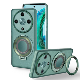 θήκη για Honor Magic 6 Lite 5G, Glittery Magnetic, για MagSafe, πράσινη