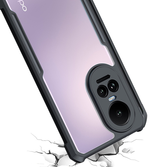 Θήκη για Oppo Reno 10 Pro, AntiDrop Hybrid, μαύρη
