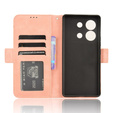 Θήκη με πτερύγιο για Infinix Zero 30 5G, Card Slot, ροζ