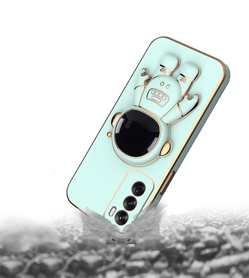 Θήκη για Oppo Reno 12 Pro, Astronaut, πράσινη