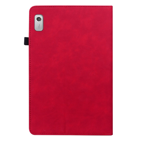 Θήκη για Lenovo Tab M9, Wallet Pen Slot, κόκκινη