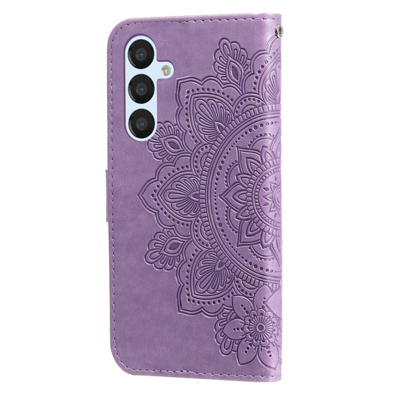 Θήκη με πτερύγιο για Samsung Galaxy A54 5G, Mandala Flower, μωβ