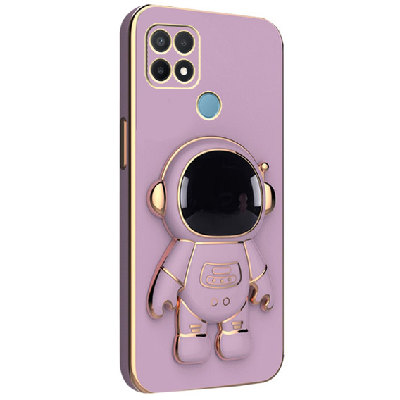 Θήκη για Oppo A15/A15S, Astronaut, μωβ