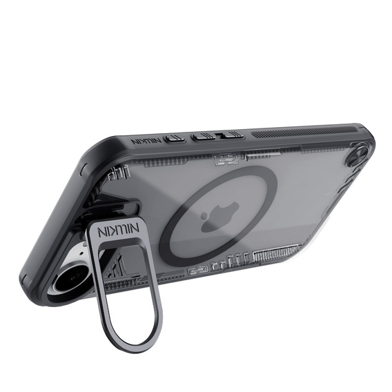 Θήκη για iPhone 16e, θωρακισμένη Nillkin, Icelade Prop, για Magsafe, μαύρη