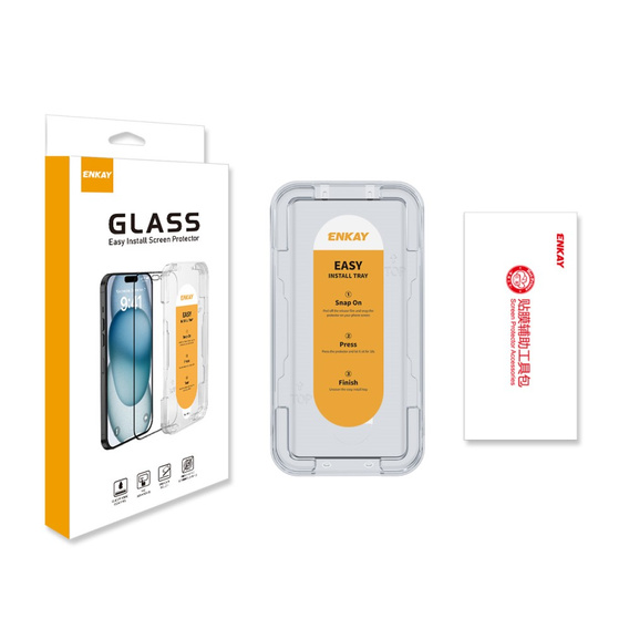 ENKAY Tempered Glass για Infinix Note 40 Pro 5G, μαύρη