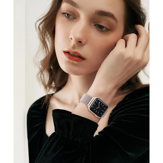 Bransoleta Milanese do Apple Watch 1/2/3/4/5/6/7/8/SE (38/40/41 MM) - Champagne Gold