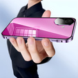 θήκη για το iPhone 16, Magnetic Dual Glass, μωβ